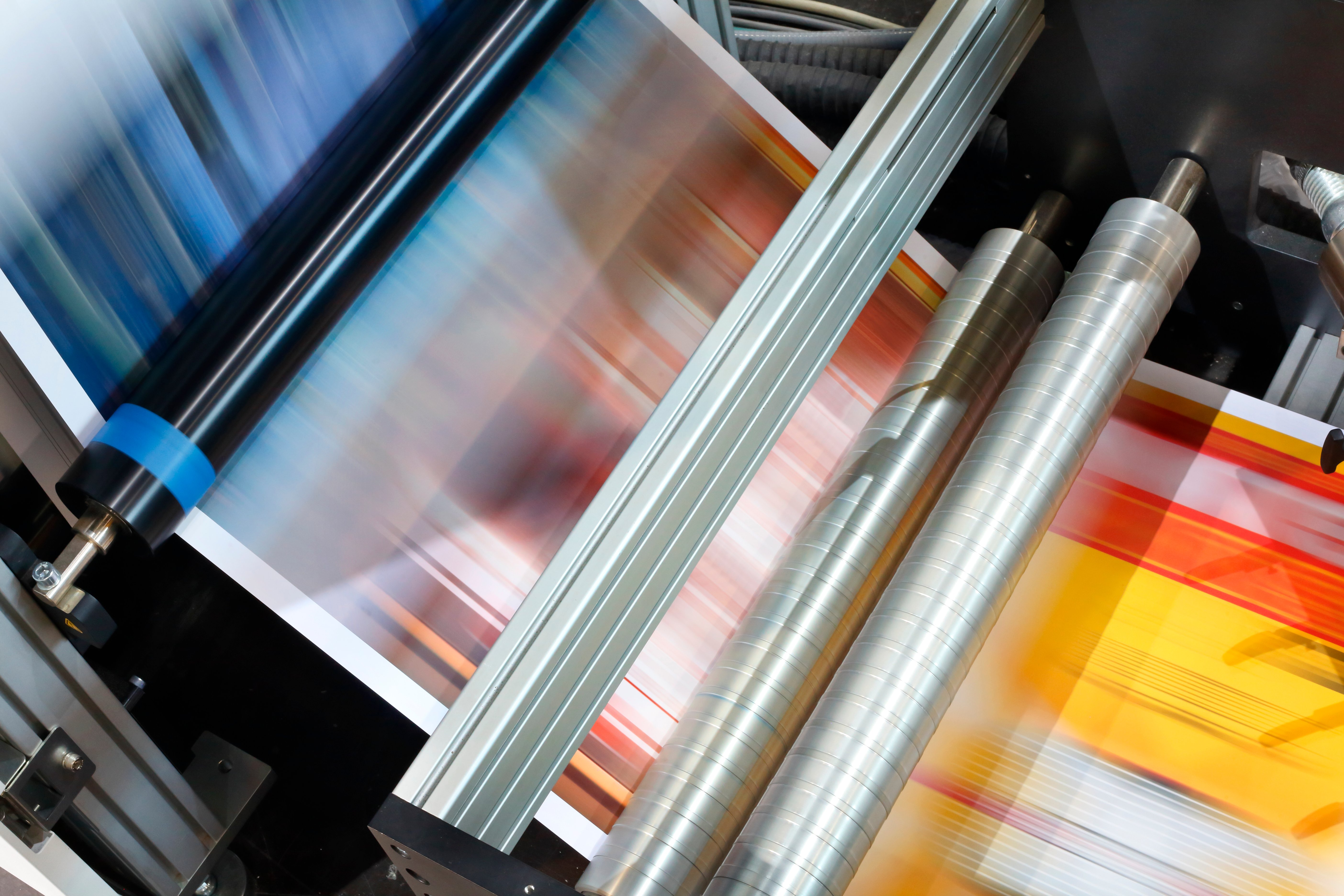 Printer in actie